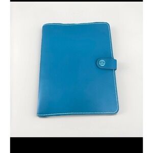 Filofax The Original A5 Leather Planner Organizer Teal Ring Binder Agenda